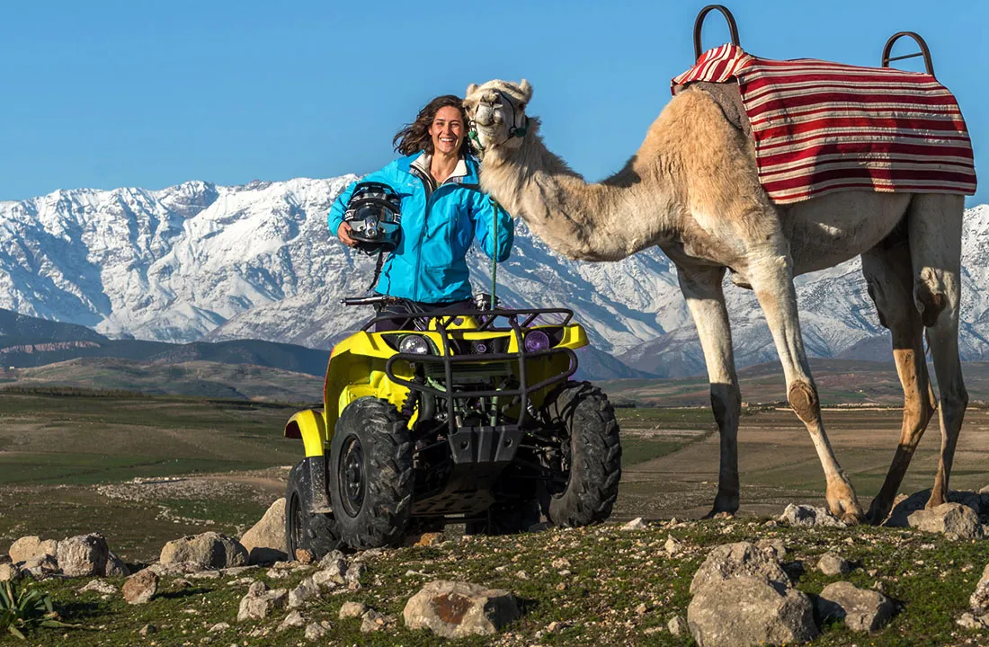 Excursion Chameau Quad à Marrakech