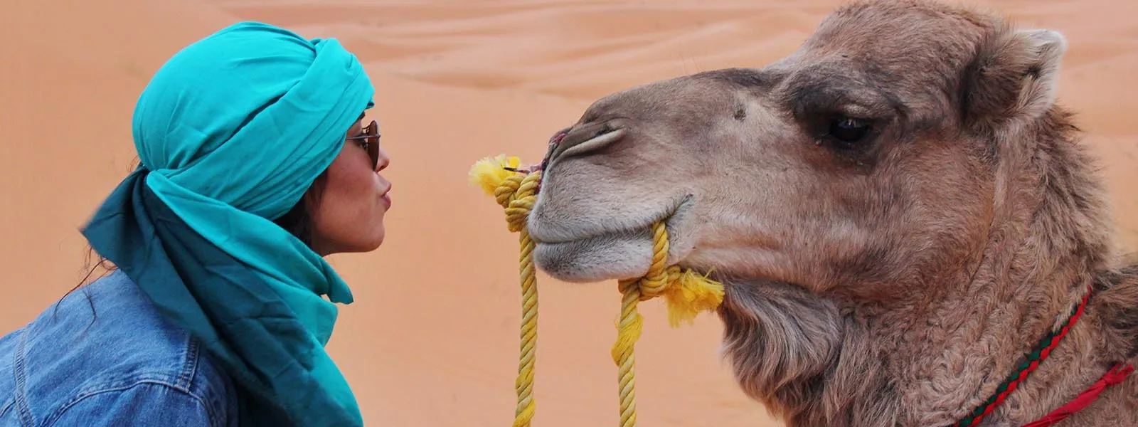 randonnée à dos de chameau dans le désert du Sahara de Merzouga  Erg Chebbi 2 nuits