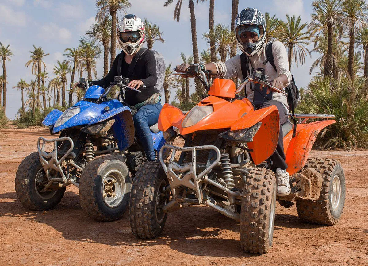 Balade quad à Marrakech et balade à dos de chameau Marrakech